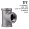 B & K STZ Industries 1 in. FIP each X 1 in. D FIP 1 in. D FIP Black Malleable Iron Tee 310UPT-1 - alternate 4